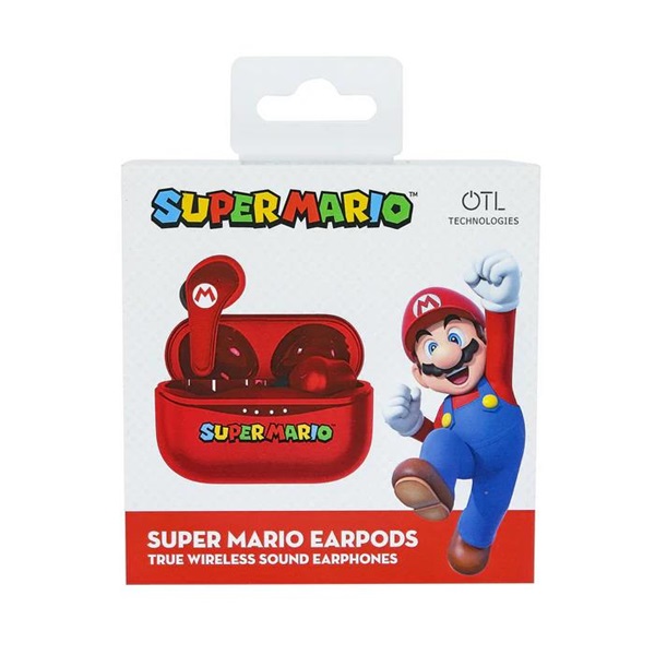 OTL SM0894 Super Mario Red True Wireless Bluetooth fülhallgató