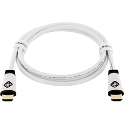 Oehlbach 130 Easy Connect 1,5m 4K High Speed fehér HDMI kábel ethernettel