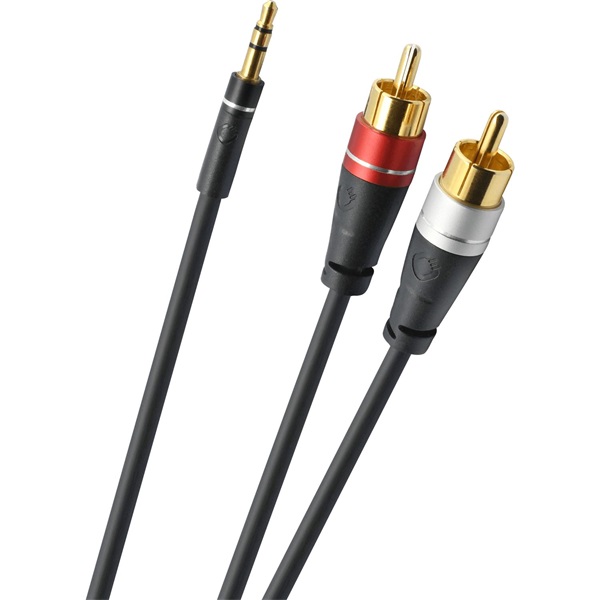 Oehlbach OB 33190 1m 3,5mm Jack-RCA kábel