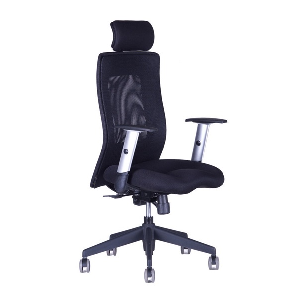 Office Pro CALYPSO XL SP 1111 fekete P1 állítható fejtámlás irodai forgószék