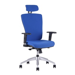 Office Pro HALIA SP 2621 kék fejtámlás irodai forgószék