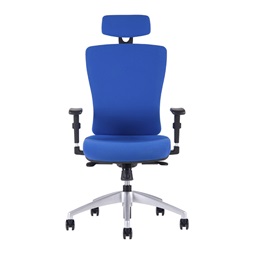 Office Pro HALIA SP 2621 kék fejtámlás irodai forgószék