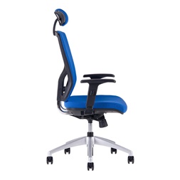 Office Pro HALIA SP 2621 kék fejtámlás irodai forgószék