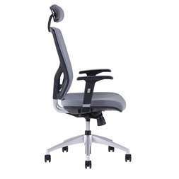 Office Pro HALIA SP 2625 szürke fejtámlás irodai forgószék