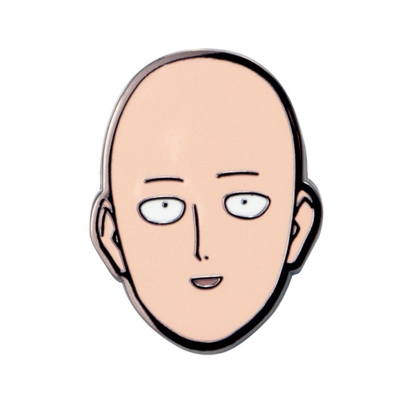 One Punch Man "Saitama head" fém kitűző