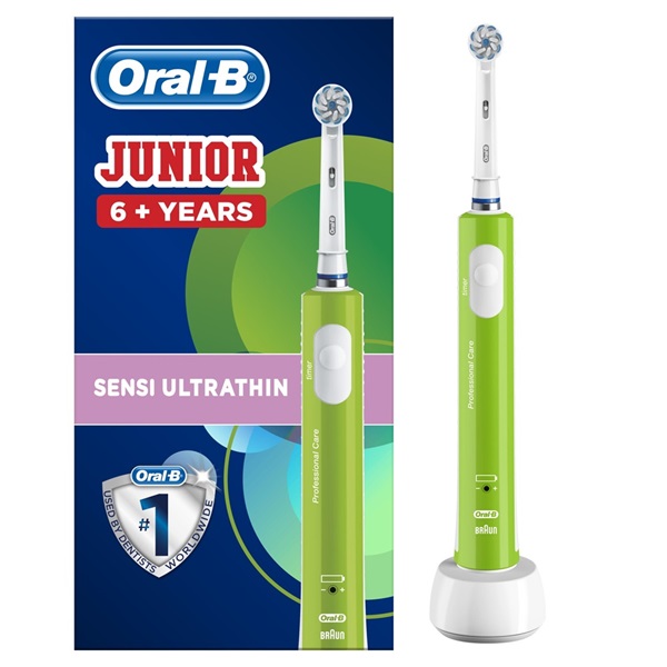 Oral-B Junior 6+ zöld elektromos fogkefe