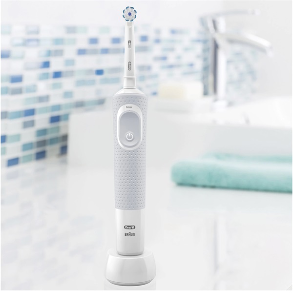 Oral-B Vitality 100 Sensitive Clean fehér elektromos fogkefe