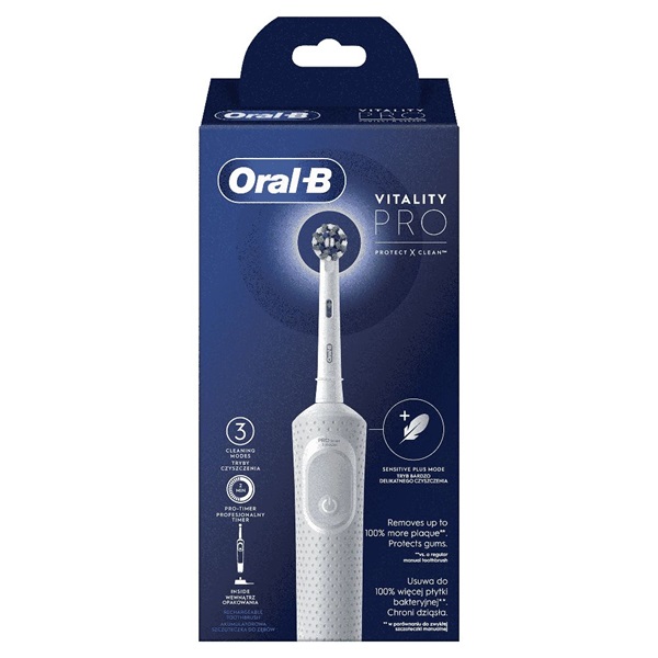 Oral-B D103 Vitality fehér elektromos fogkefe