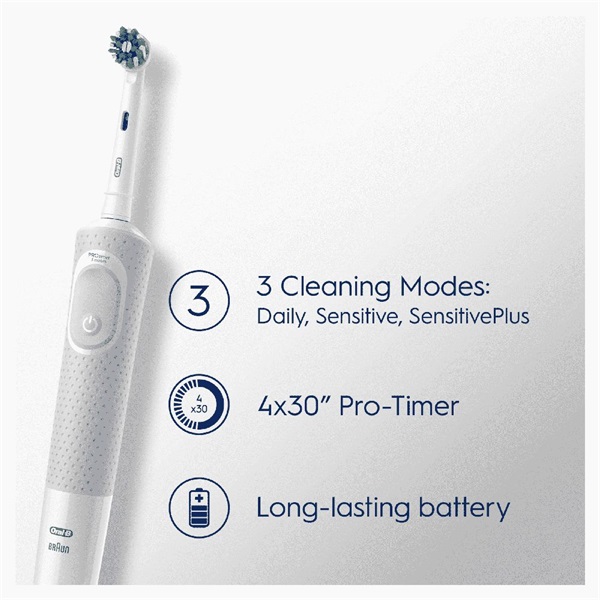 Oral-B D103 Vitality fehér elektromos fogkefe