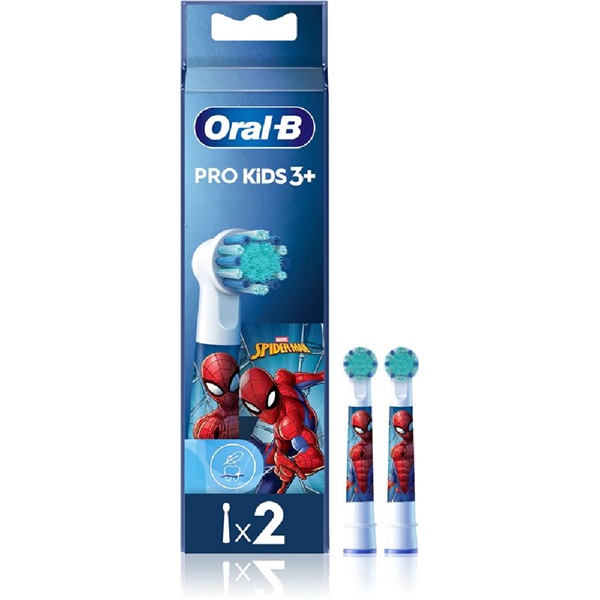 Oral-B EB10-2 Kids Spiderman 2 db-os elektromos fogkefe pótfej szett