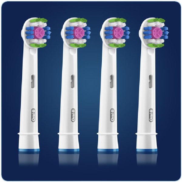 Oral-B EB18-4 3D White 4 db-os elektromos fogkefe pótfej szett