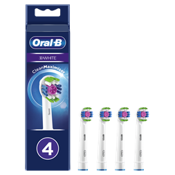 Oral-B EB18-4 3D White fehér 4 db-os elektromos fogkefe pótfej szett