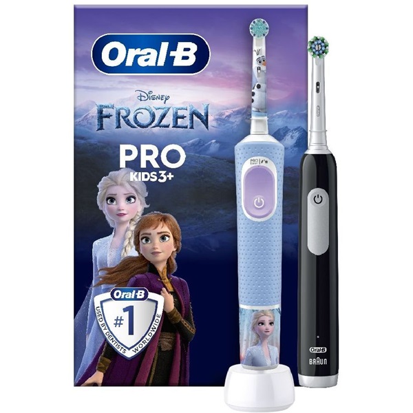 Oral-B Family Edition Pro Series 1 Black + Pro gyerek 3+ Jégvarázs elektromos fogkefe