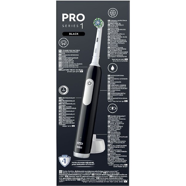 Oral-B PRO1 Black Cross Action elektromos fogkefe