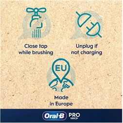 Oral-B PRO1 Caribeean Blue X-Clean elektromos fogkefe tokkal