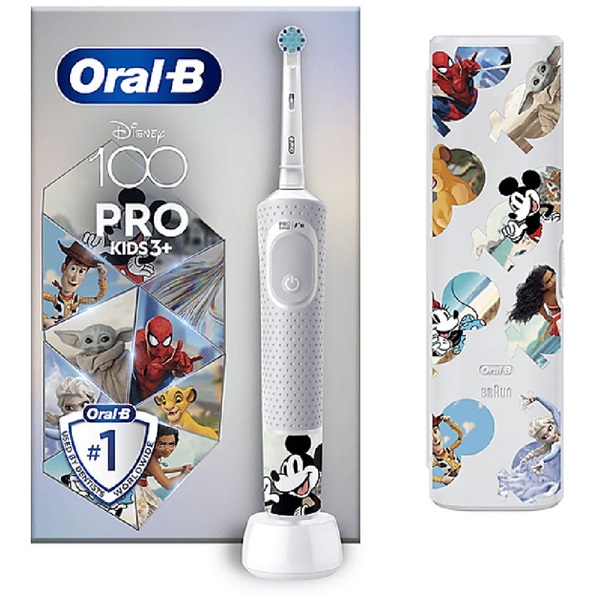 Oral-B Pro Kids 3+ Disney 100 + elektromos fogkefe tokkal