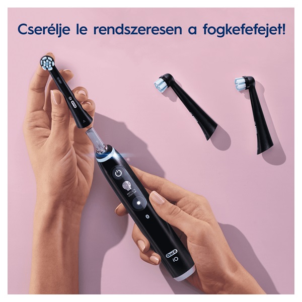 Oral-B iO Gentle Care Black Rainbow fekete 4 db-os fogkefefej szett