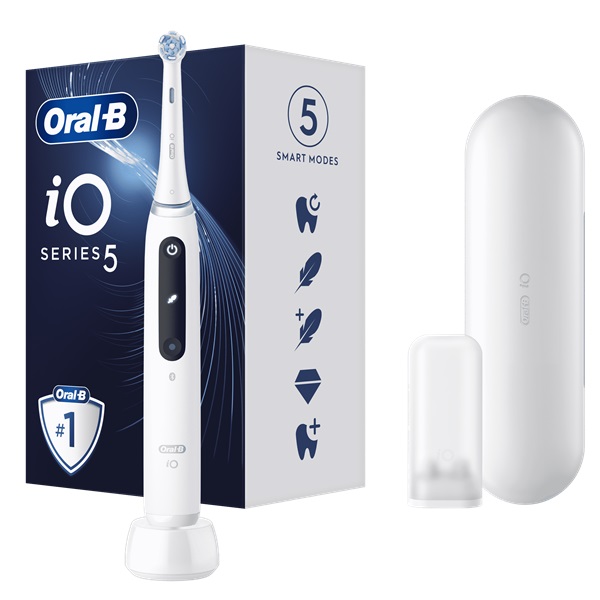 Oral-B iO Series 5 fehér elektromos fogkefe