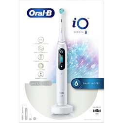 Oral-B iO Series 8 alabástromfehér elektromos fogkefe