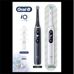 Oral-B iO Series Black/White 8 duo elektromos fogkefe