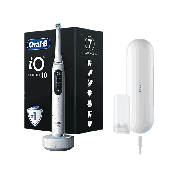 Oral-B iO series 10 Stardust White elektromos fogkefe