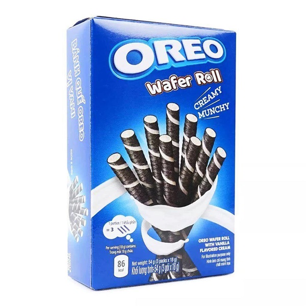 Oreo Roletti 54g vaníliás ostyarúd