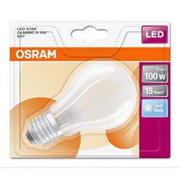 OSRAM LED STAR CL A GL FR 100 11W/840 E27 LED fényforrás