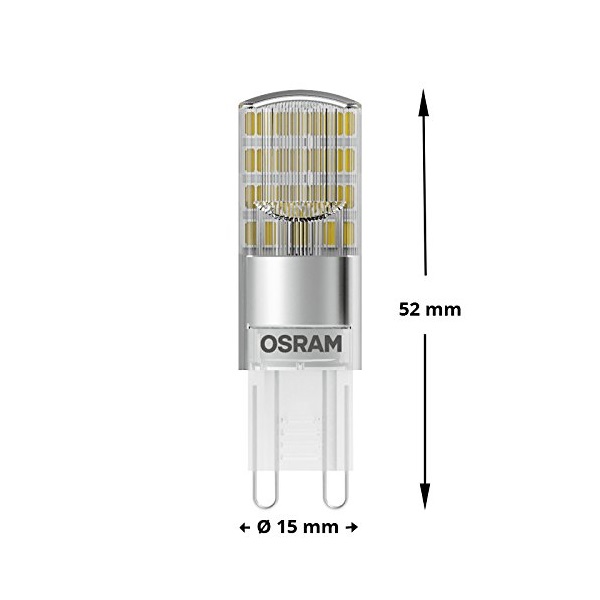 Osram Star átlátszó búra/2,6W/320lm/2700K/G9 230V LED kapszula