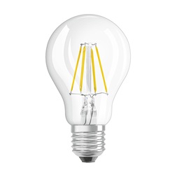 Osram Star átlátszó üveg búra/4W/470lm/4000K/E27 LED körte izzó