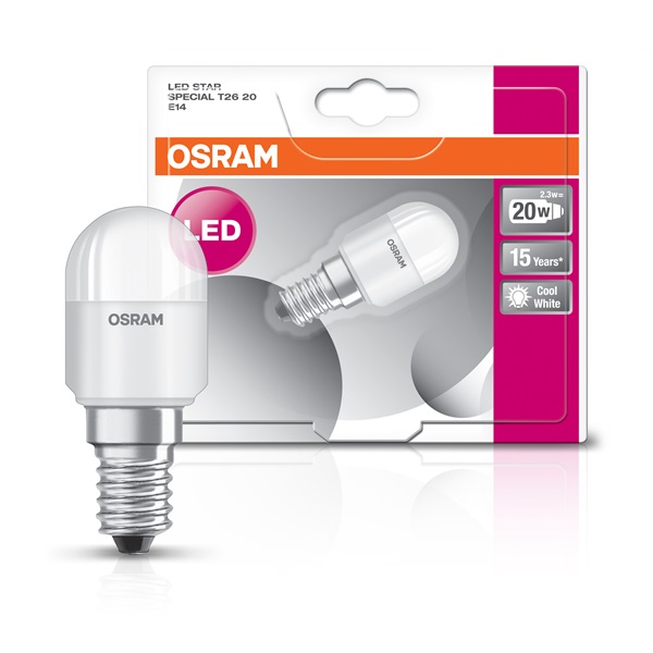 OSRAM LED STAR SPECIAL T26 FR 20 2,3W/865 E14 LED fényforrás