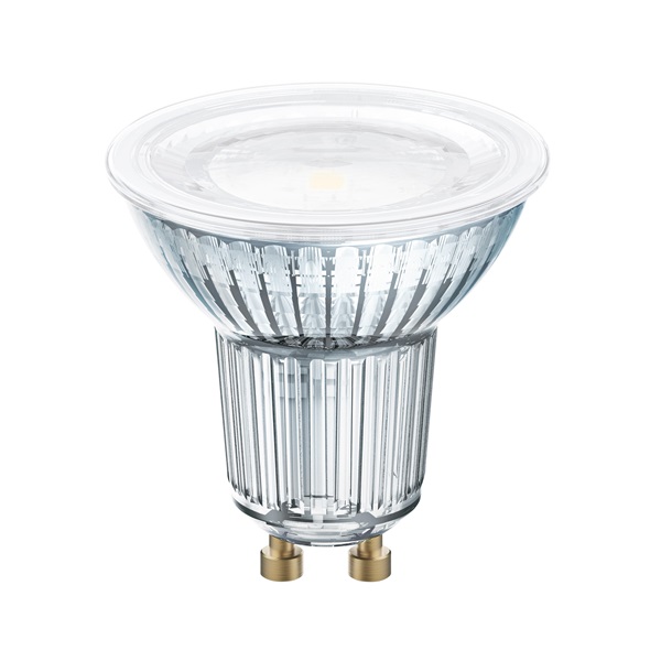 Osram Star PAR16 üveg ház/4,3W/350lm/2700K/GU10/230V/120fok/81lm/W LED spot izzó