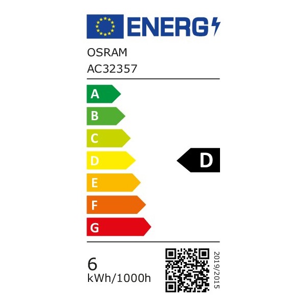 Osram Star átlátszó üveg búra/7W/806lm/2700K/E27 LED kisgömb izzó