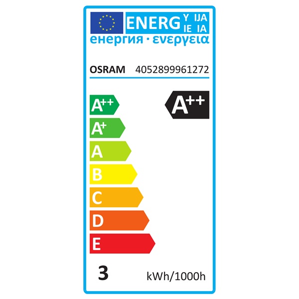 Osram Star matt búra/2,3W/200lm/2700K/E14 LED hűtőizzó