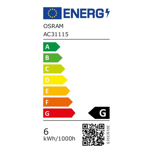 Osram Star+ matt műanyag búra/6W/470lm/2700K/E27/fényérzékelős LED körte izzó