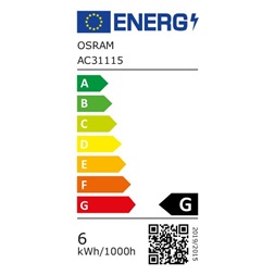 Osram Star+ matt műanyag búra/6W/470lm/2700K/E27/fényérzékelős LED körte izzó