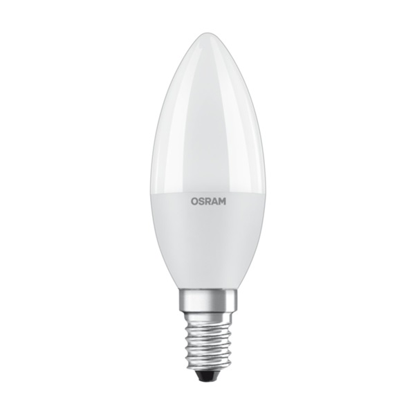 Osram Value opál búra/7W/806lm/2700K/E14 LED gyertya izzó