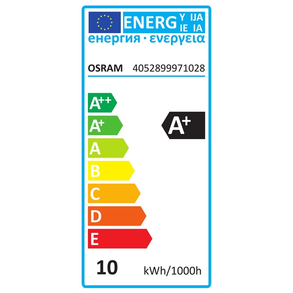 Osram Value opál búra/10W/1055lm/2700K/E27 LED körte izzó