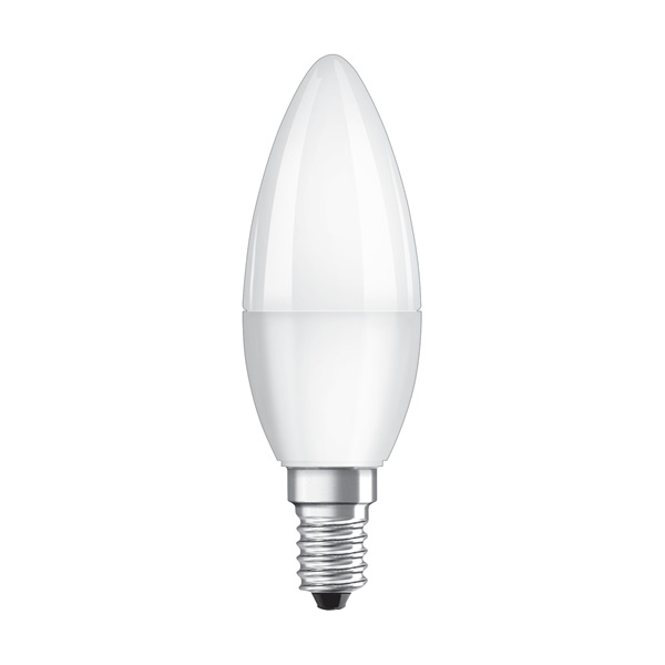 Osram Value opál búra/5,5W/470lm/6500K/E14 LED gyertya izzó