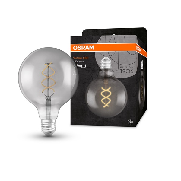 Osram Vintage átlátszó üveg búra/5W/140lm/1800K/E27 LED gömb izzó