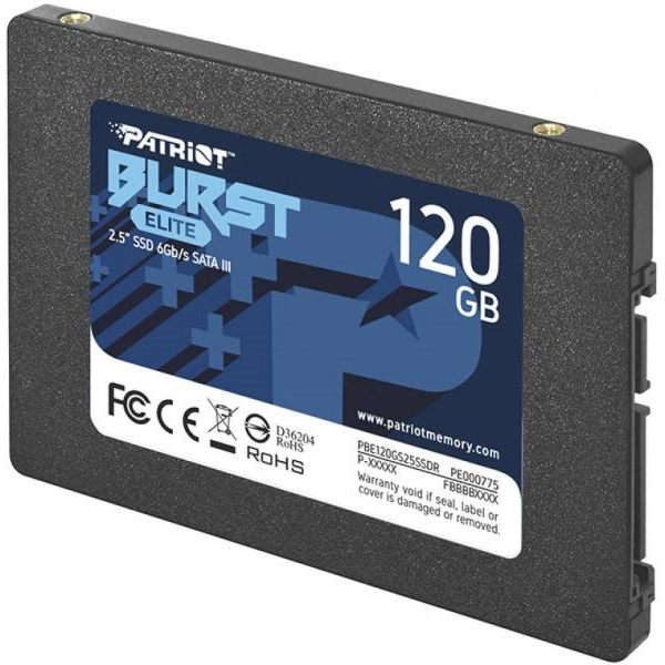 PATRIOT BURST ELITE 120GB SATA3 2,5" (PBE120GS25SSDR) SSD