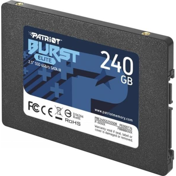 PATRIOT BURST ELITE 240GB SATA3 2,5" (PBE240GS25SSDR) SSD