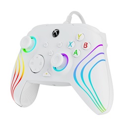 PDP 049-024-WH Afterglow WAVE Xbox Series X|S/Xbox One/PC vezetékes fehér kontroller