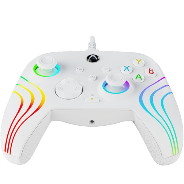 PDP 049-024-WH Afterglow WAVE Xbox Series X|S/Xbox One/PC vezetékes fehér kontroller