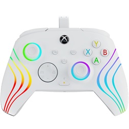 PDP 049-024-WH Afterglow WAVE Xbox Series X|S/Xbox One/PC vezetékes fehér kontroller