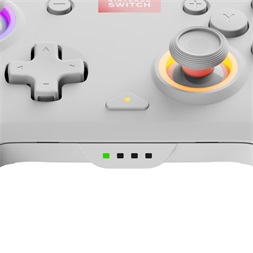 PDP 500-238-WH Afterglow Wave Nintendo Switch RGB LED Lighting fehér vezeték nélküli kontroller