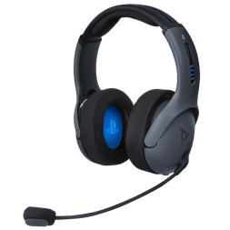 PDP 051-049-EU-BK LVL50 PS4/PS5/PC vezeték nélküli szürke headset