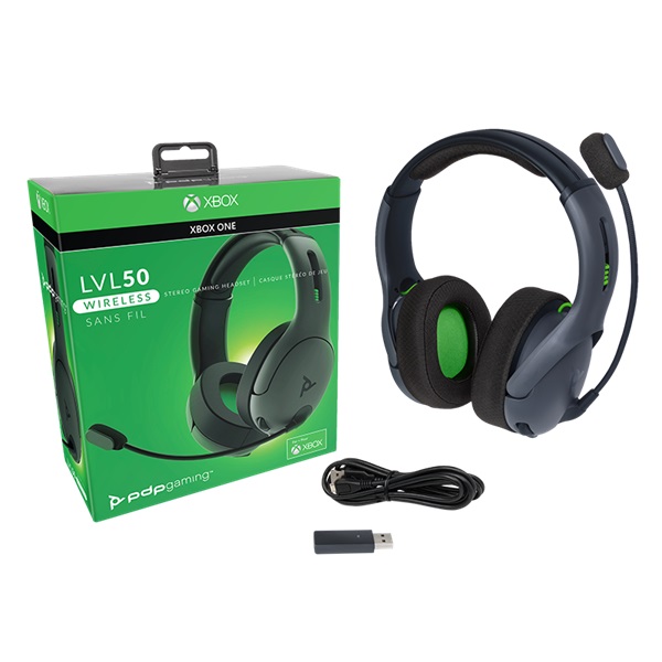 PDP 048-025-EU-BK LVL 50 Xbox Series X|S, Xbox One Vezeték Nélküli Sztereó Fekete headset