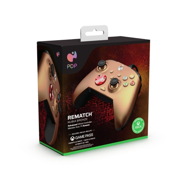 PDP 049-023-NBR Rematch Advanced Xbox Series X|S/Xbox One/PC Nubia Bronze vezetékes kontroller