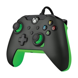 PDP 049-012-GG Xbox Series X|S/Xbox One/PC vezetékes neon fekete kontroller