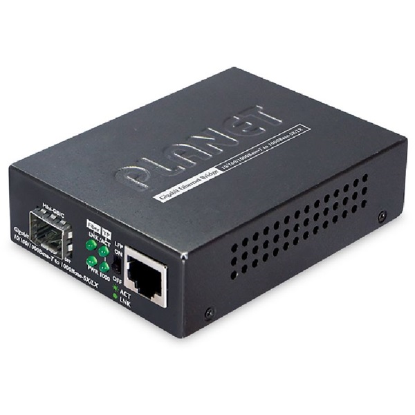 PLANET GT-805A GbE LAN (RJ45-SFP) média konverter